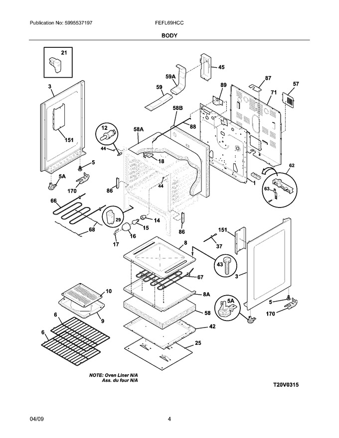 Diagram for FEFL69HCC