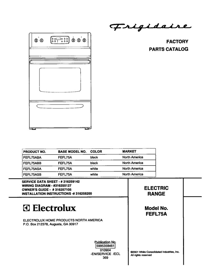 Diagram for FEFL75ASA