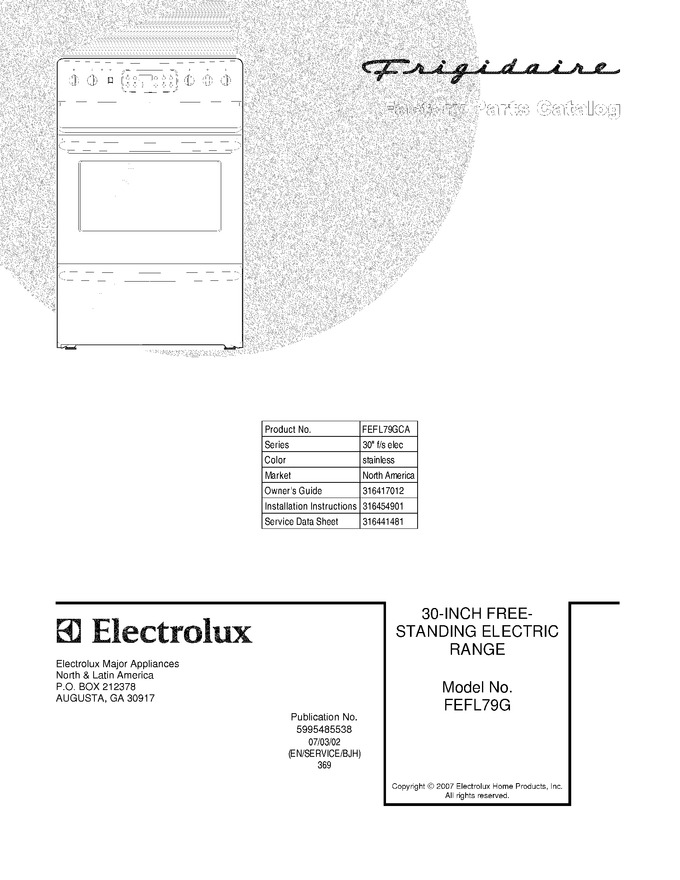 Diagram for FEFL79GCA