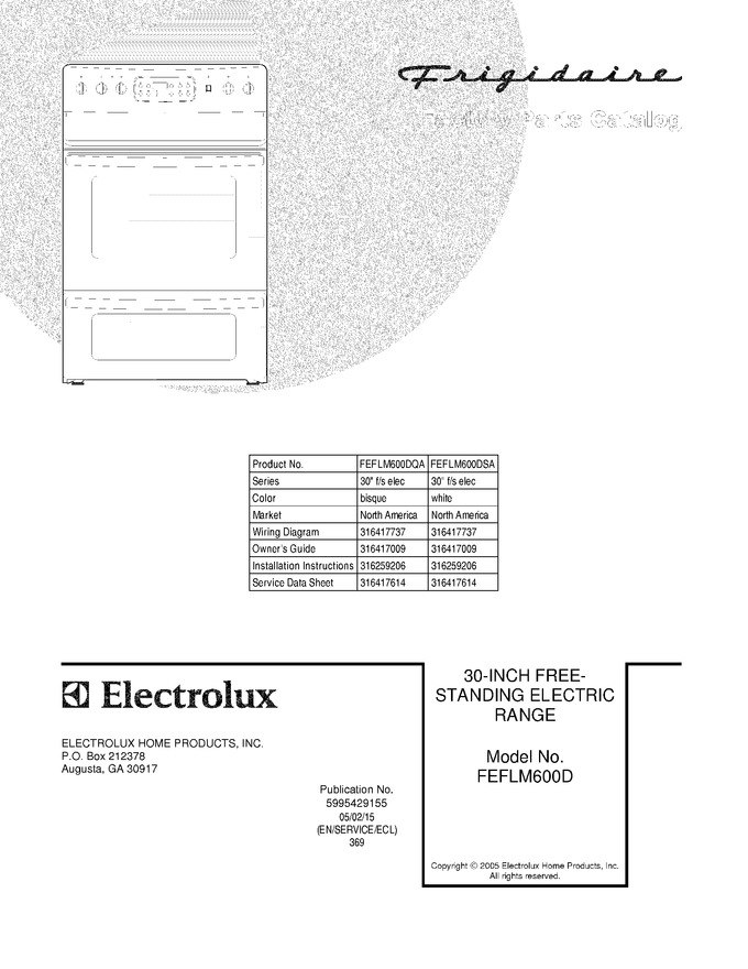 Diagram for FEFLM600DQA