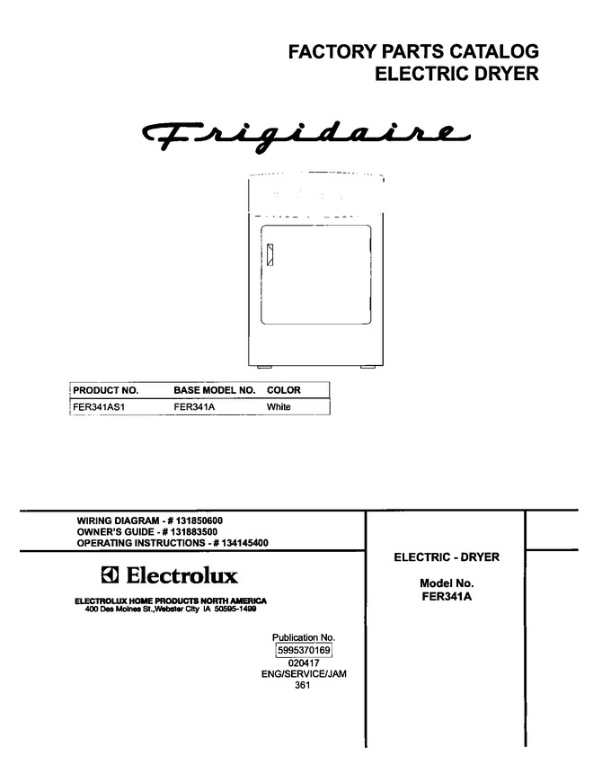 Diagram for FER341AS1