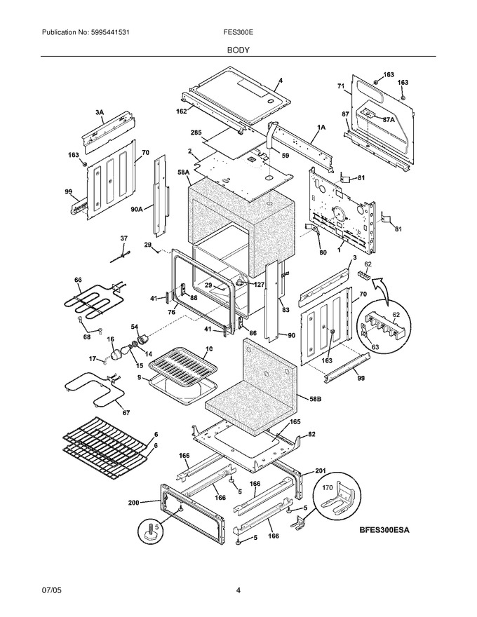 Diagram for FES300EBA