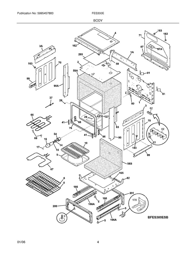 Diagram for FES300ESB