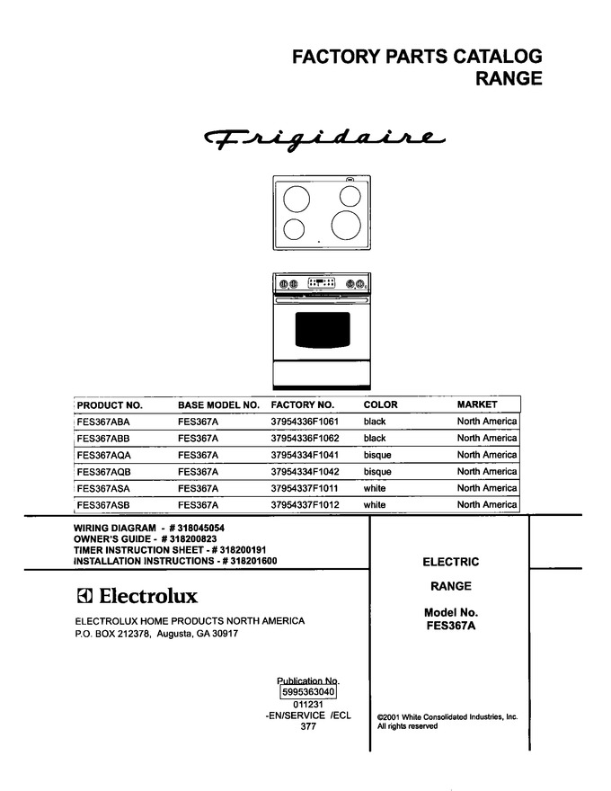 Diagram for FES367ASB