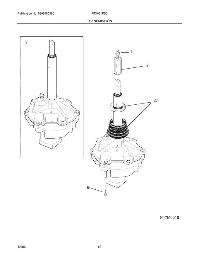 Diagram for FEX831FS0