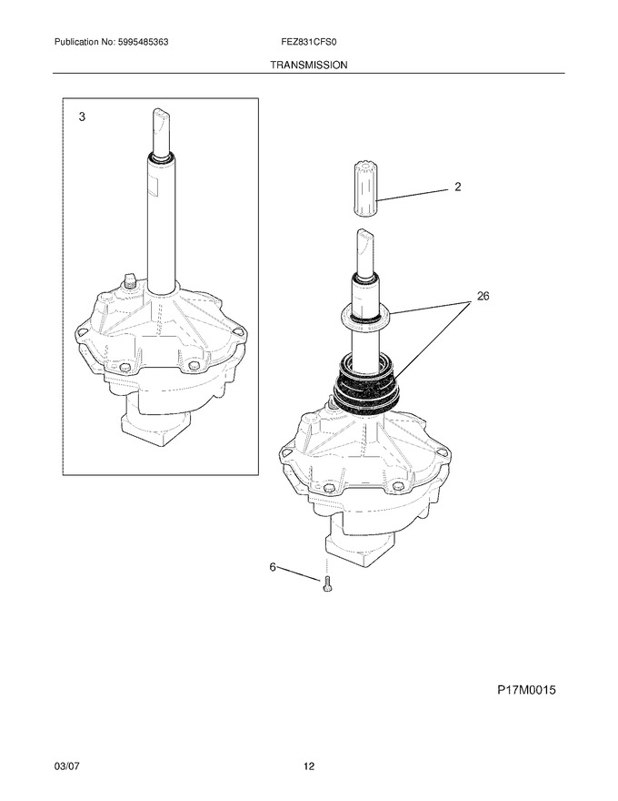 Diagram for FEZ831CFS0