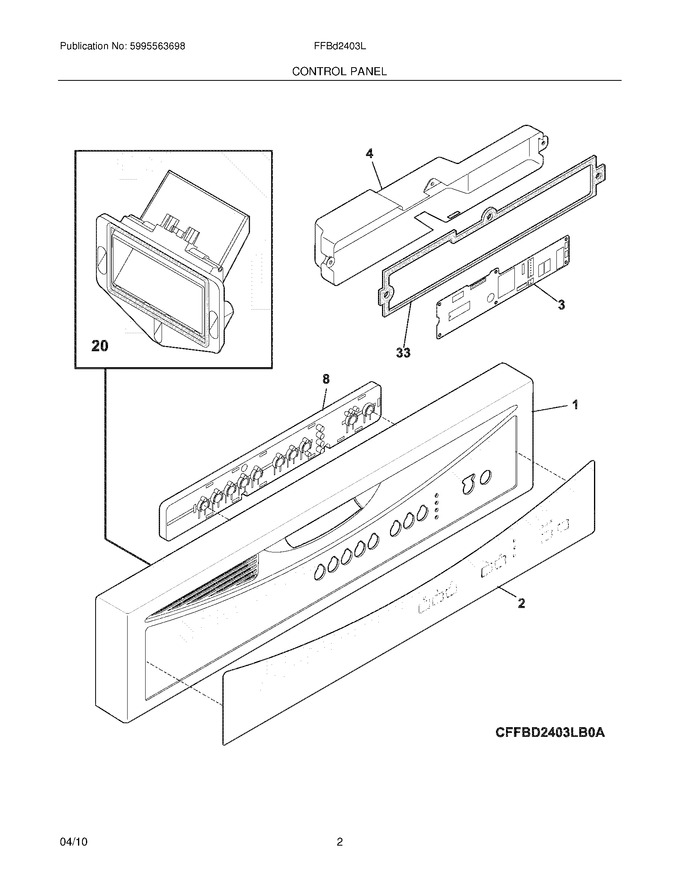 Diagram for FFBD2403LW0A