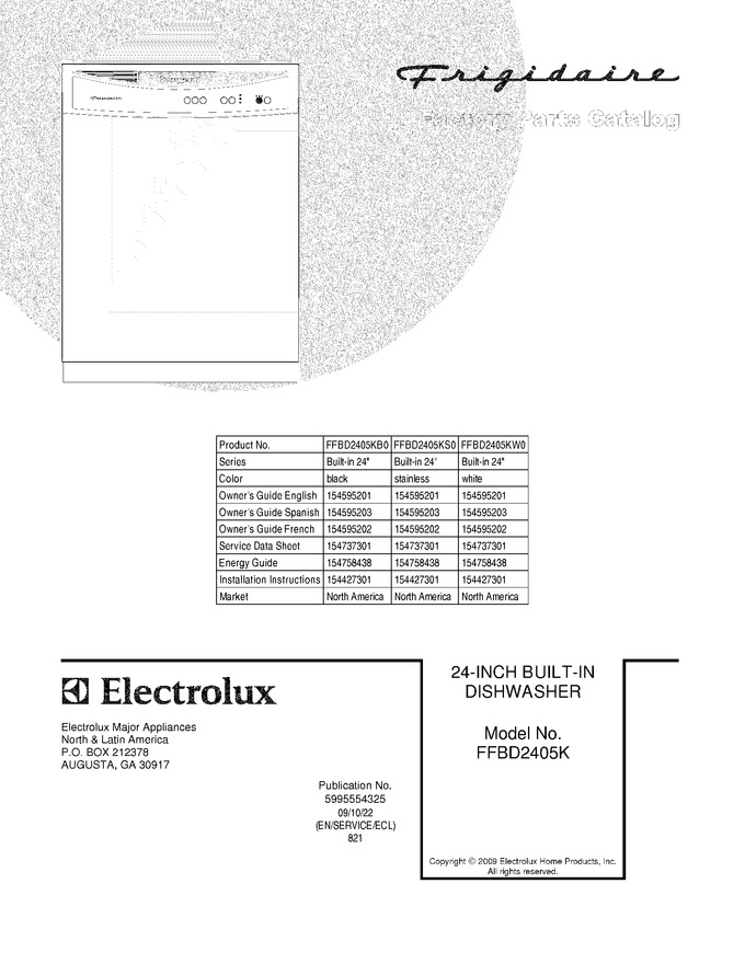 Diagram for FFBD2405KS0