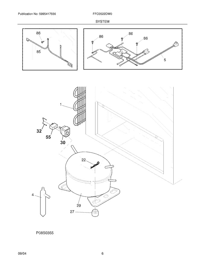 Diagram for FFC0522DW0