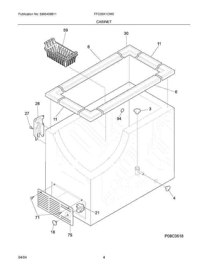 Diagram for FFC05K1CW2