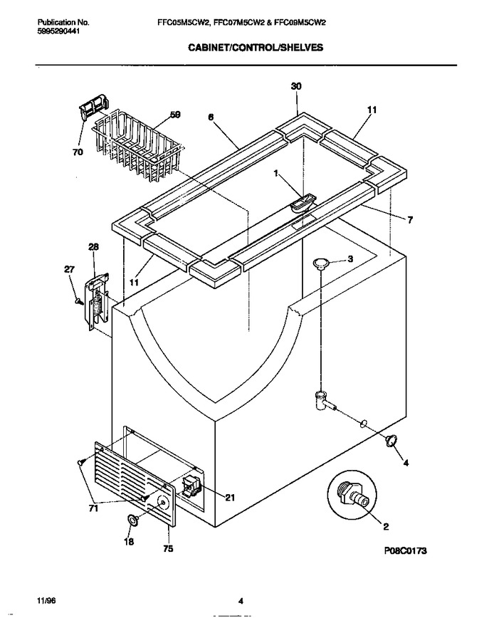 Diagram for FFC09M5CW2