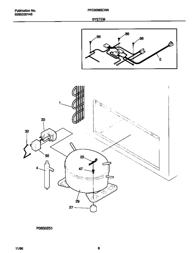 Diagram for FFC05M5CW4