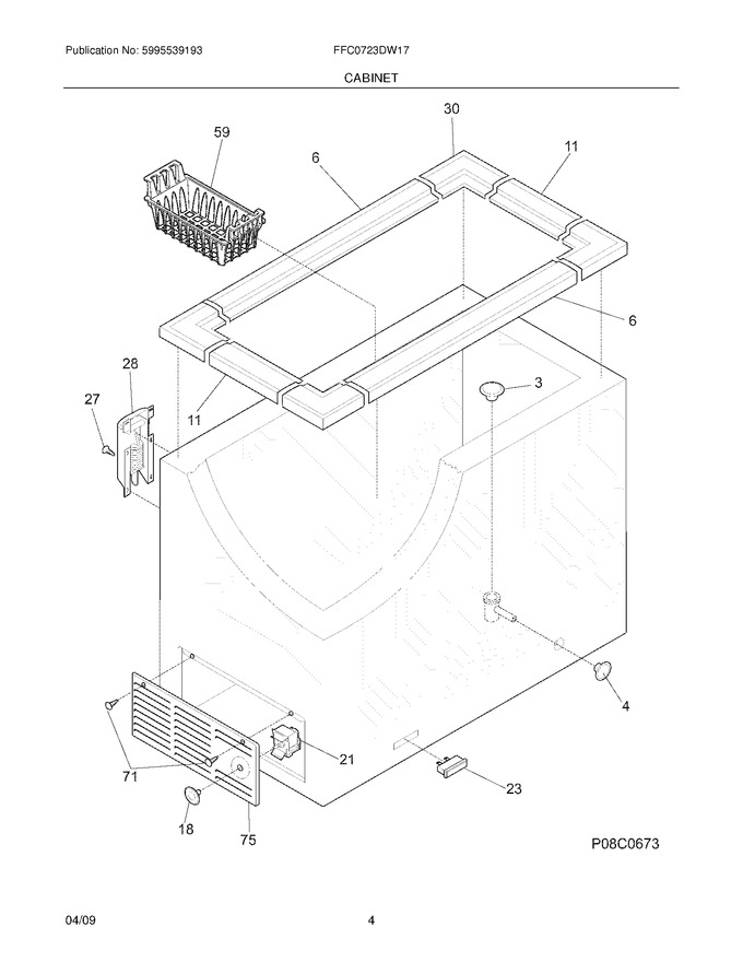 Diagram for FFC0723DW17