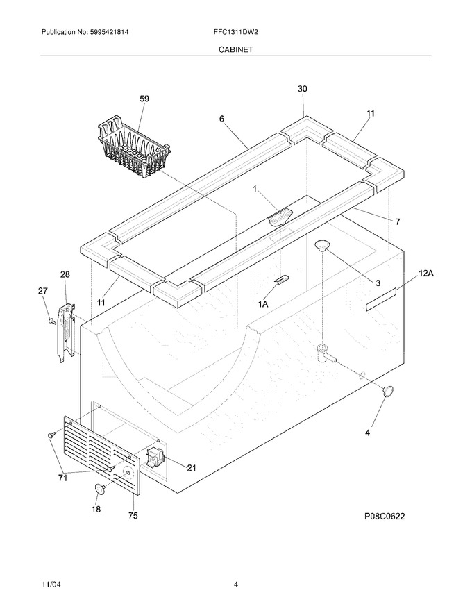 Diagram for FFC1311DW2