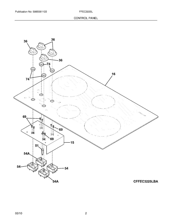 Diagram for FFEC3225LBA