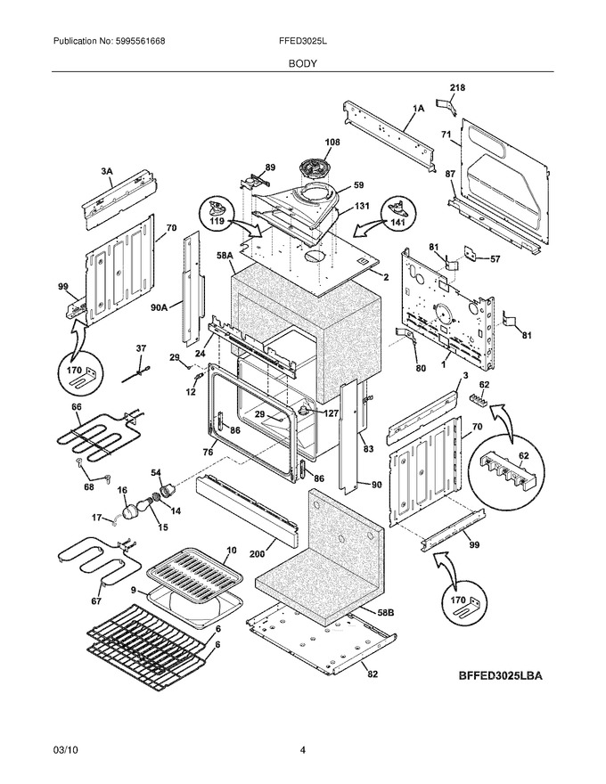 Diagram for FFED3025LWA