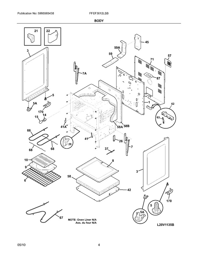 Diagram for FFEF3012LSB