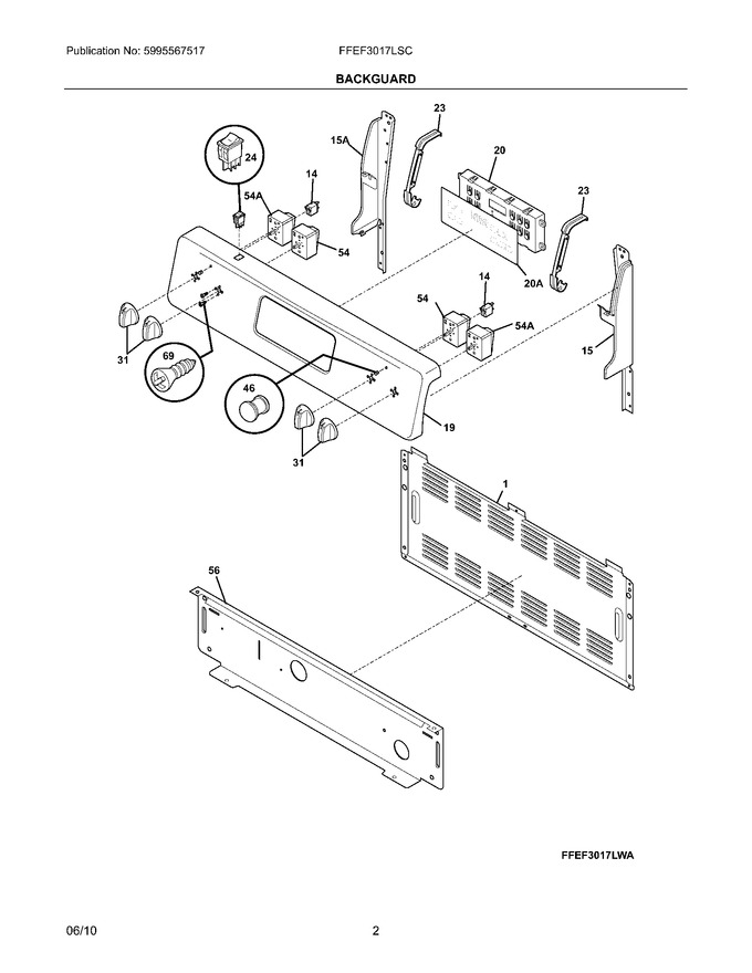 Diagram for FFEF3017LSC