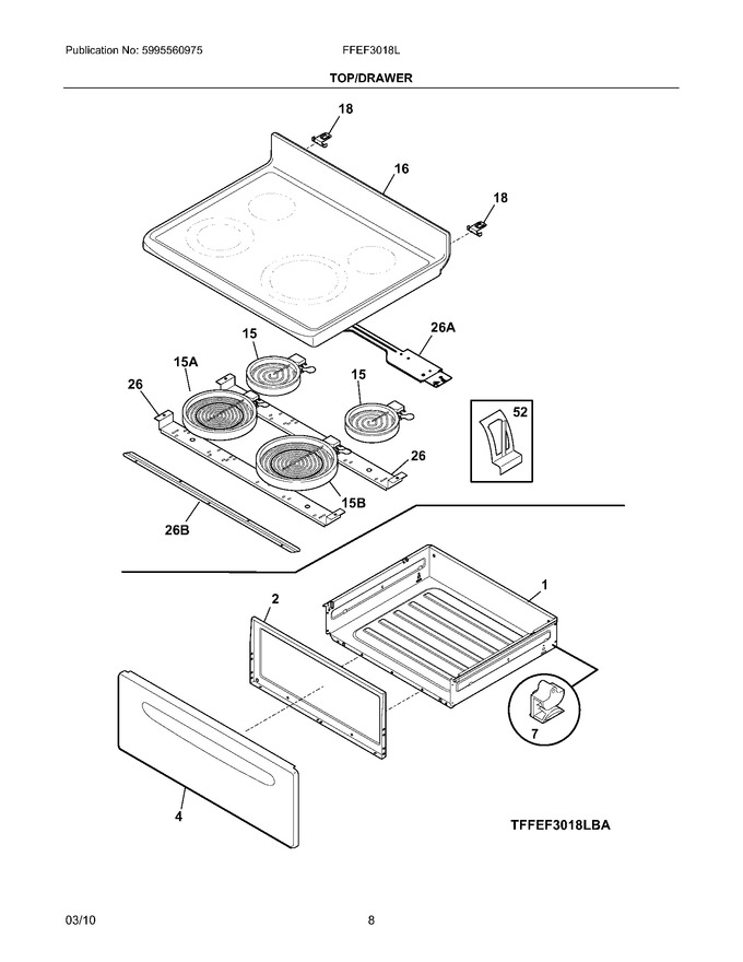 Diagram for FFEF3018LBA