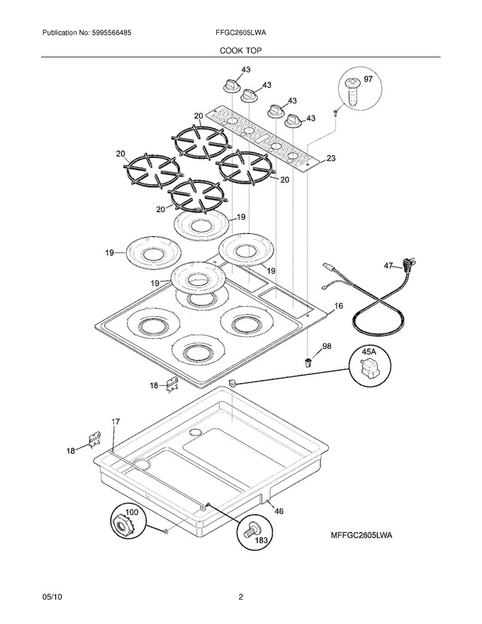 Diagram for FFGC2605LWA