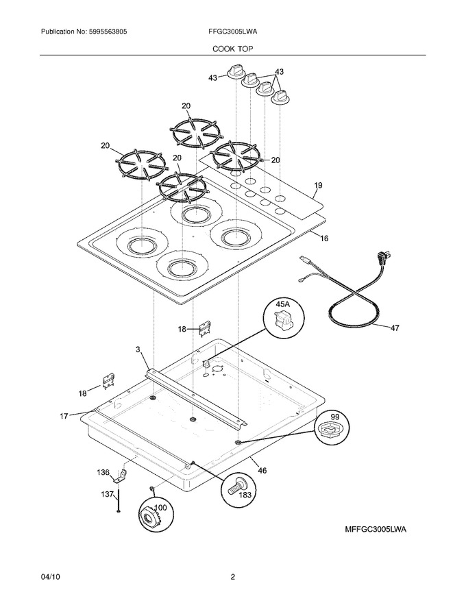 Diagram for FFGC3005LWA