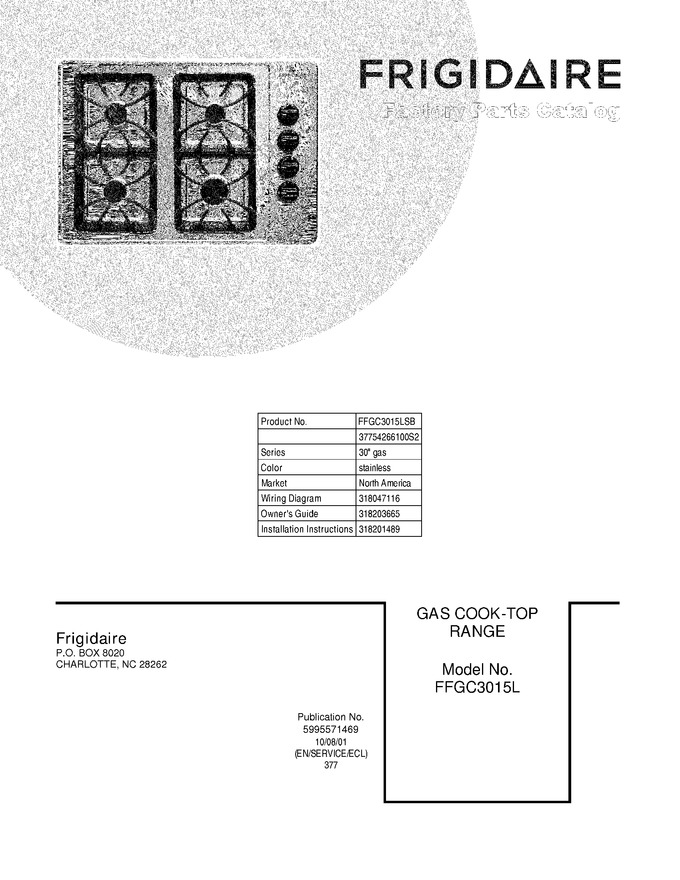 Diagram for FFGC3015LSB