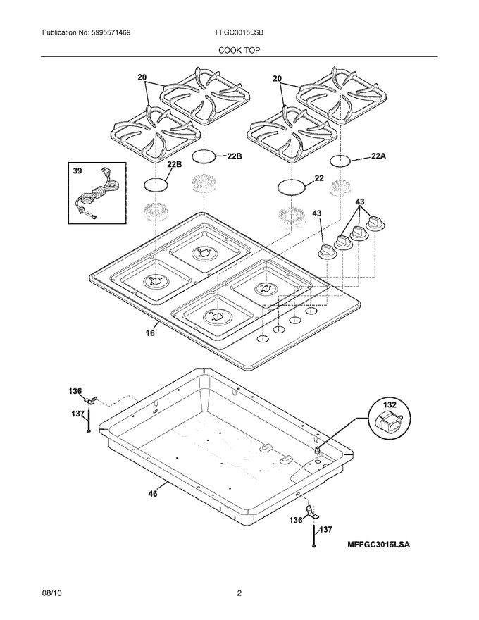 Diagram for FFGC3015LSB