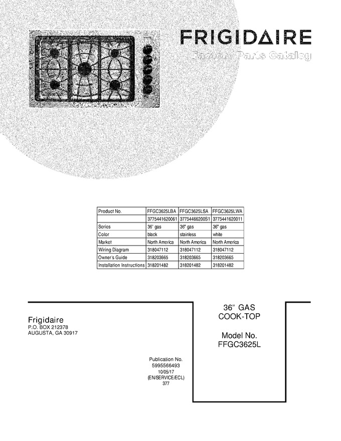 Diagram for FFGC3625LSA