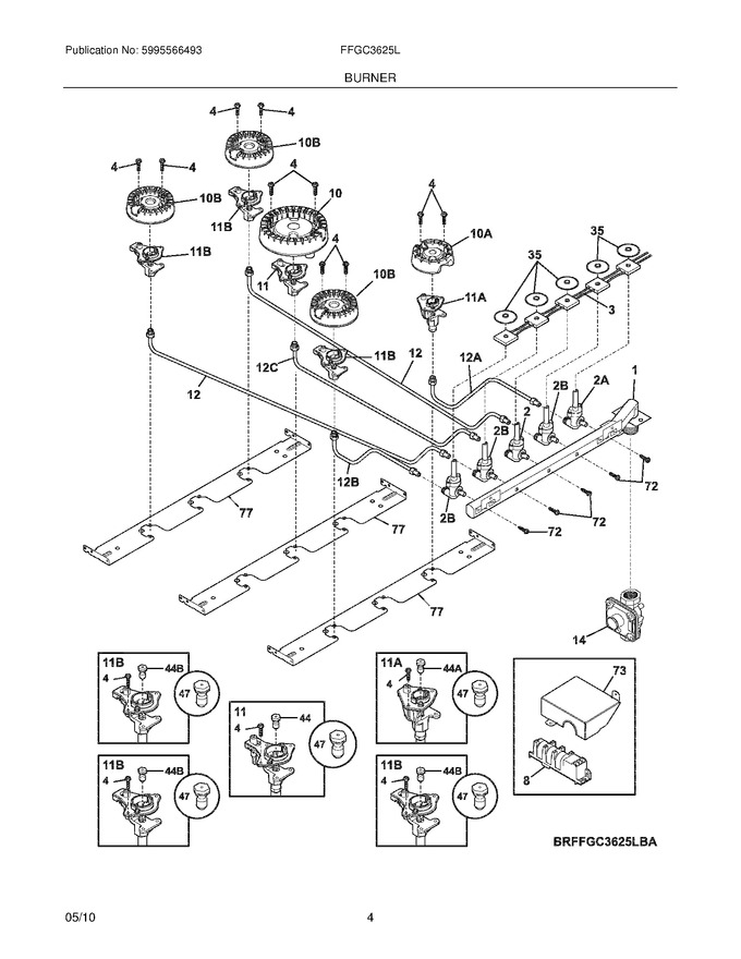 Diagram for FFGC3625LSA