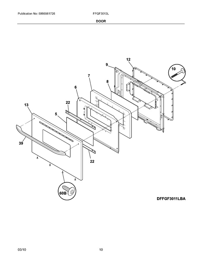 Diagram for FFGF3013LWA