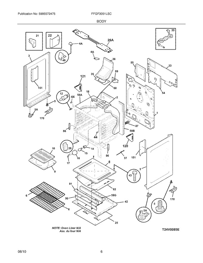 Diagram for FFGF3051LSC