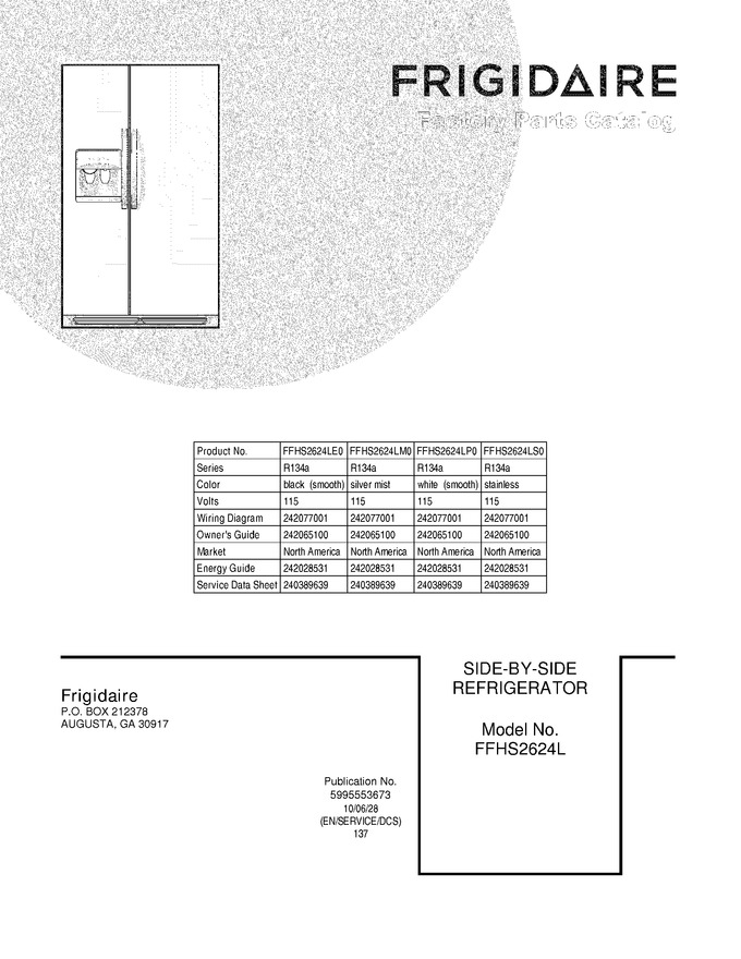 Diagram for FFHS2624LP0