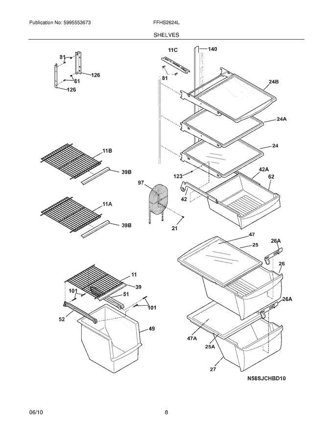 Diagram for FFHS2624LE0