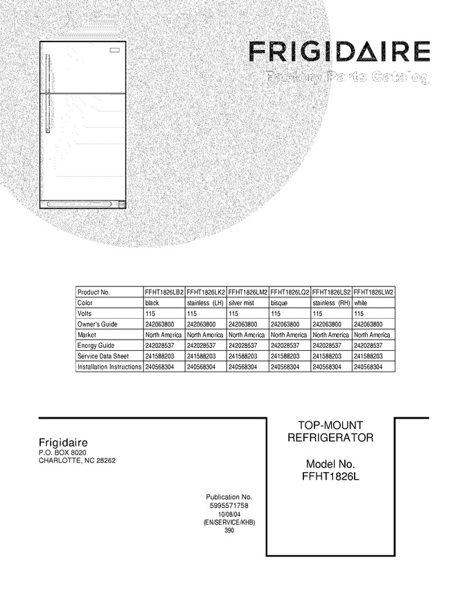 Diagram for FFHT1826LQ2