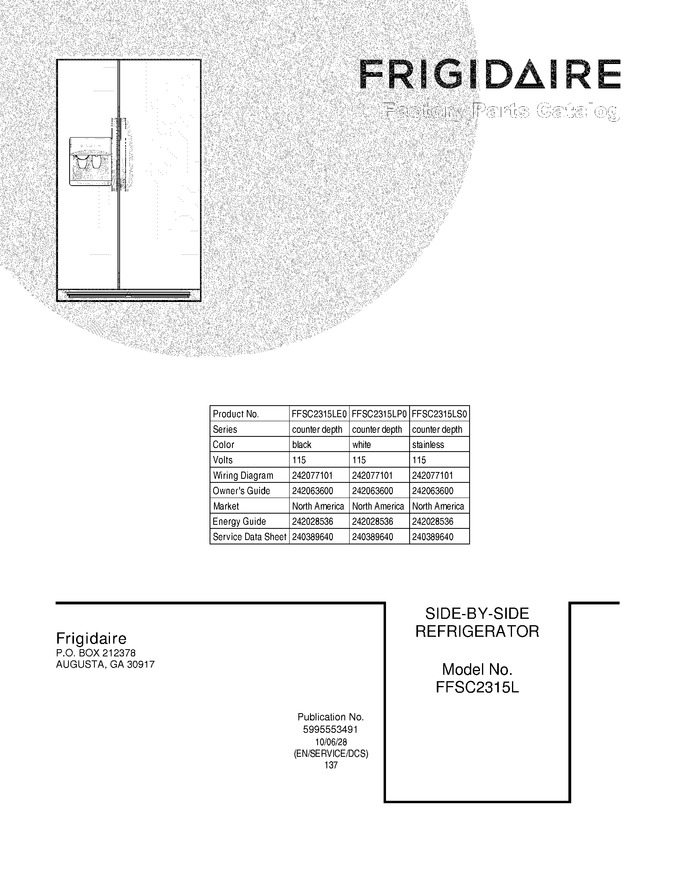 Diagram for FFSC2315LE0