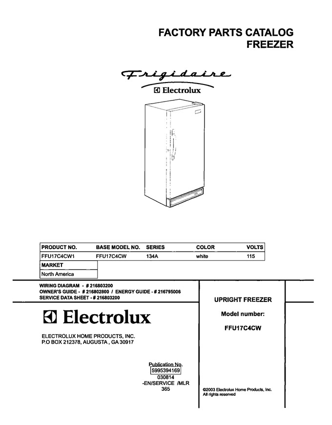 Diagram for FFU17C4CW1