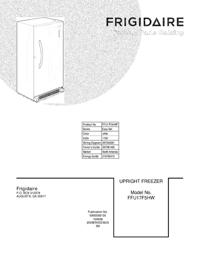 Diagram for FFU17F5HWF