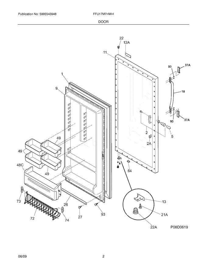 Diagram for FFU17M7HWH