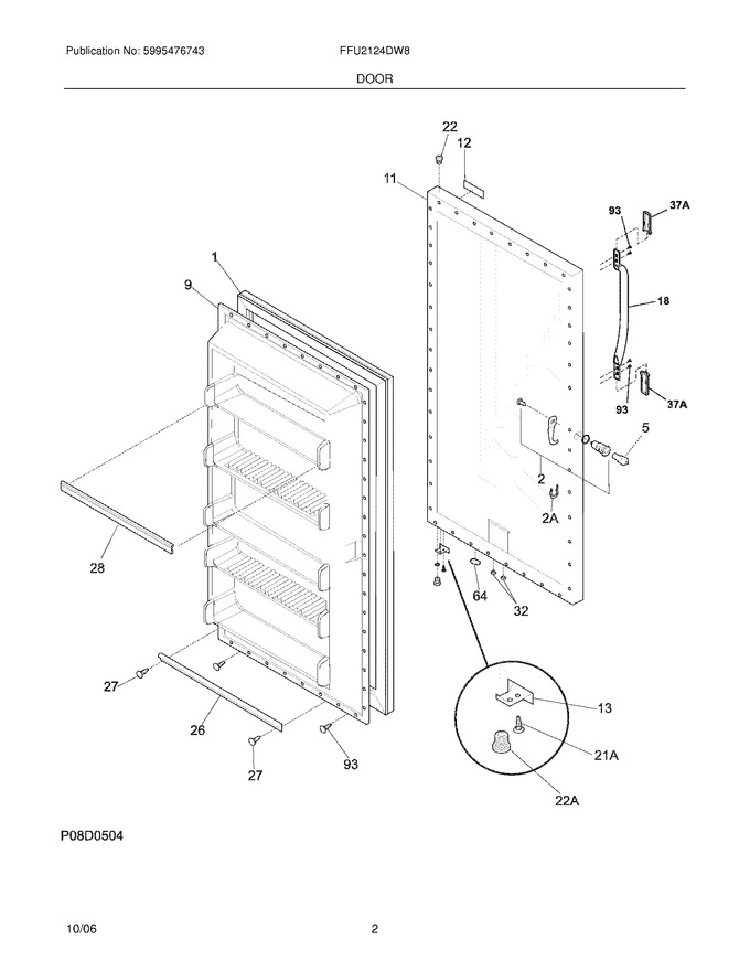 Diagram for FFU2124DW8