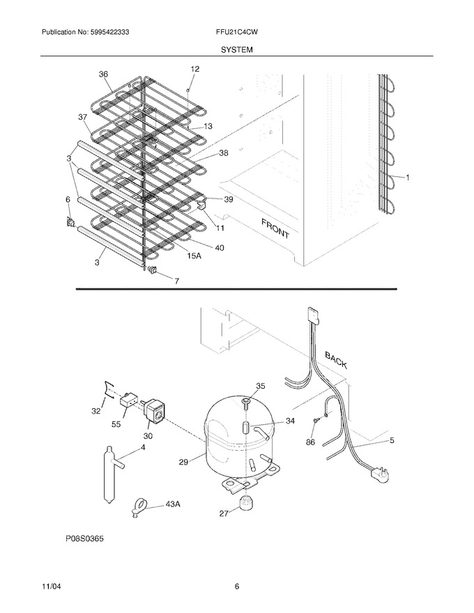 Diagram for FFU21C4CW4