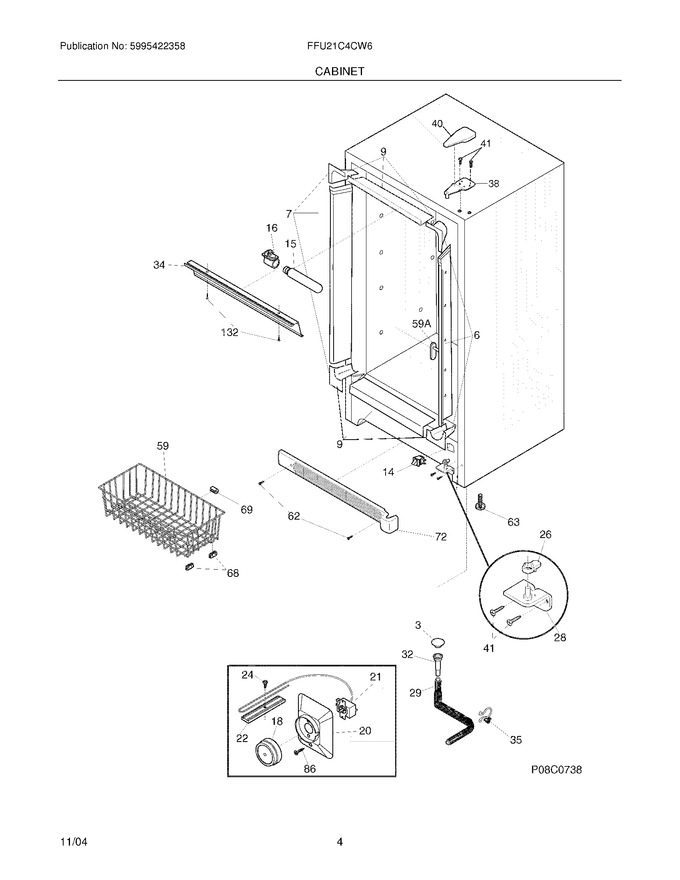 Diagram for FFU21C4CW6