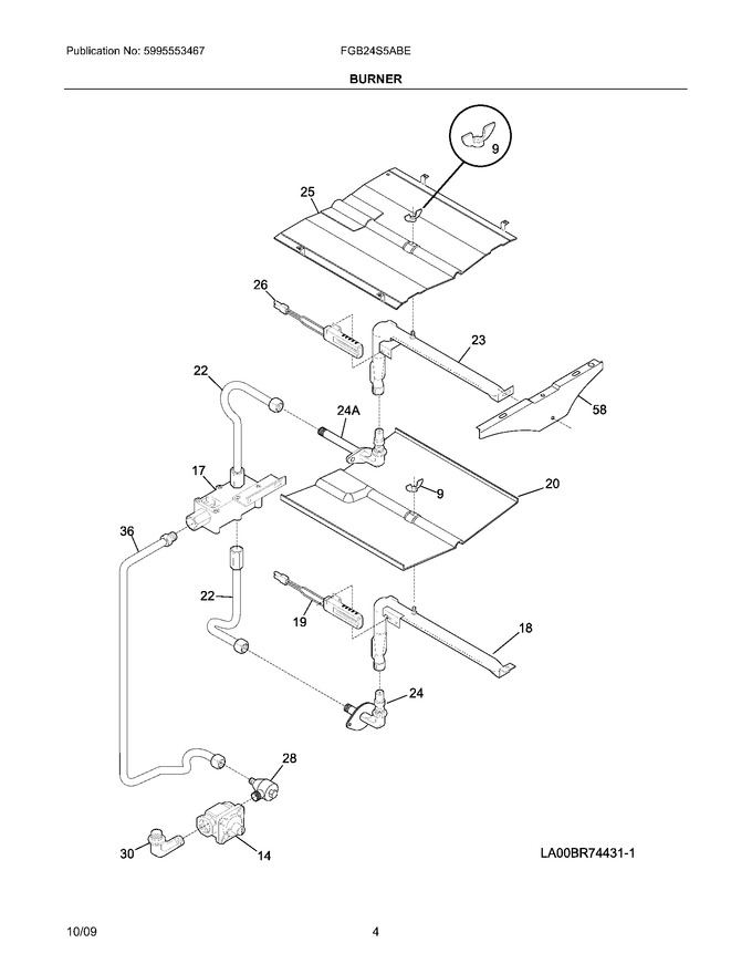 Diagram for FGB24S5ABE