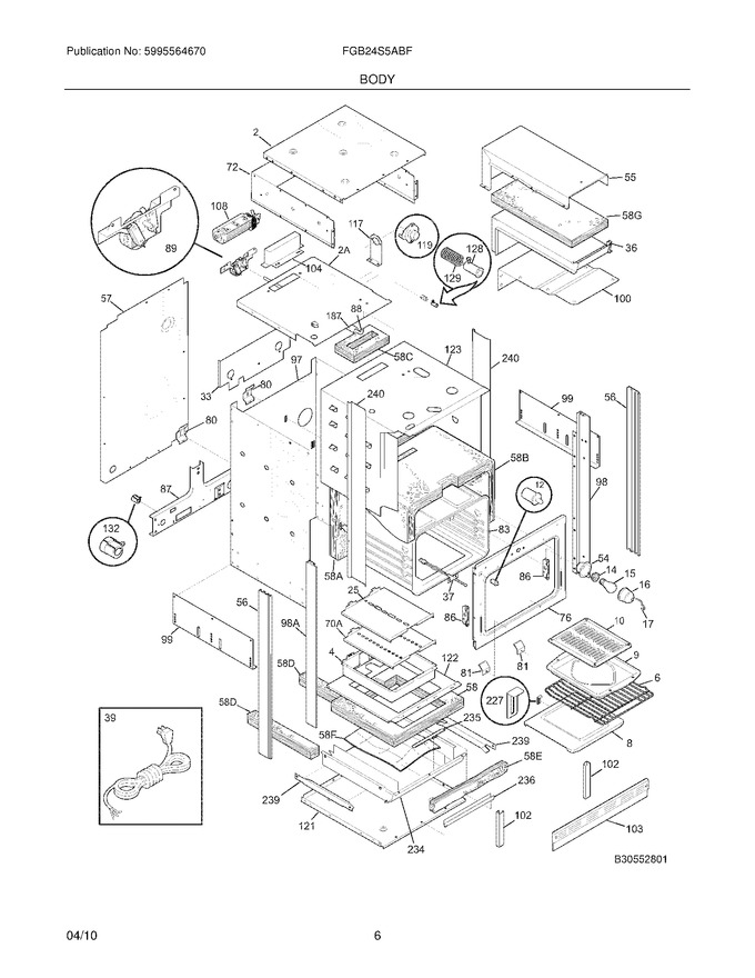 Diagram for FGB24S5ABF