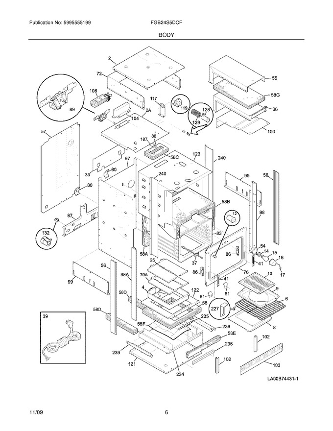 Diagram for FGB24S5DCF