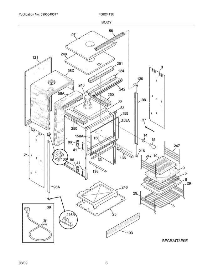 Diagram for FGB24T3EBE