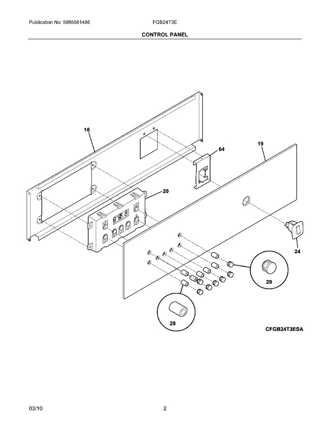 Diagram for FGB24T3ESF