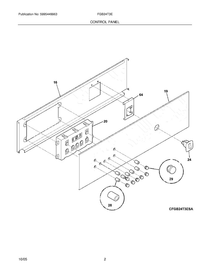 Diagram for FGB24T3ECB