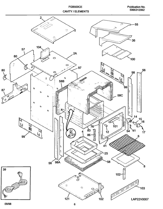 Diagram for FGB500CESG