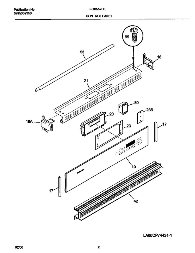 Diagram for FGB557CESD