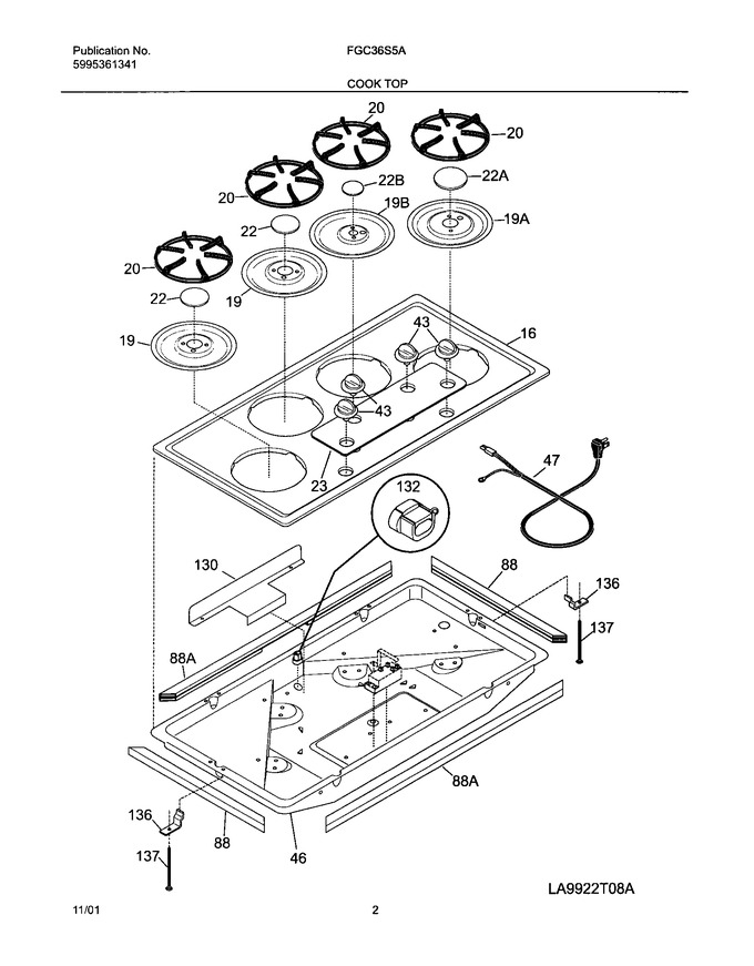 Diagram for FGC36S5AWA